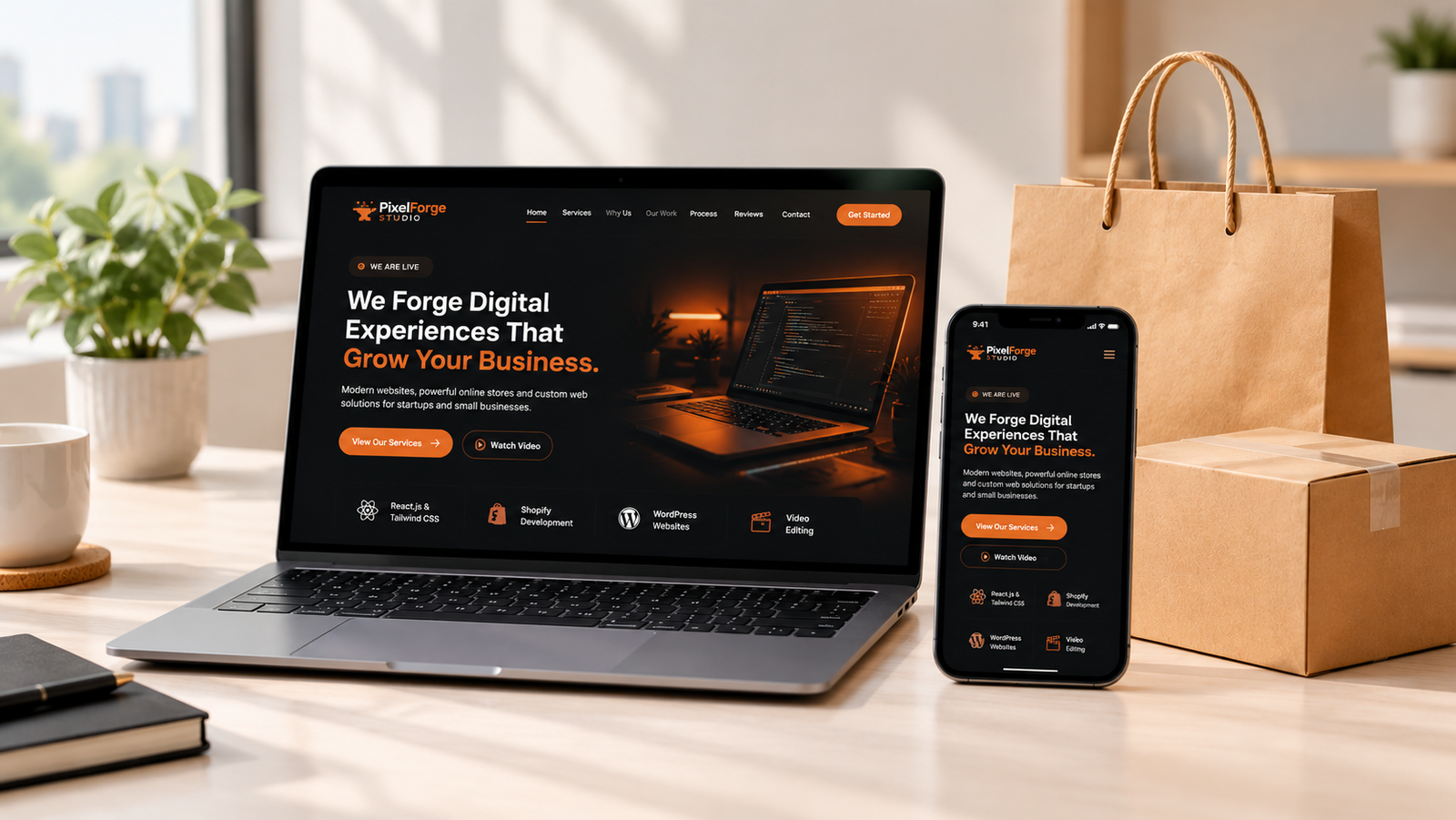 I will build a professional WordPress or Shopify website for your business